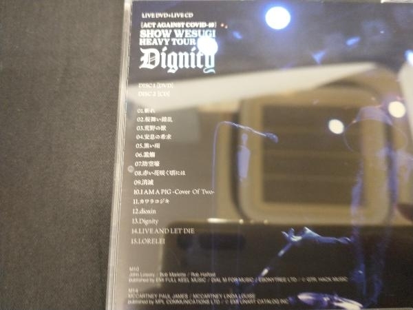 帯あり 上杉昇 DVD [ACT AGAINST COVID-19]SHOW WESUGI HEAVY TOUR 2021 Dignity(初回版)(DVD+CD)_画像2
