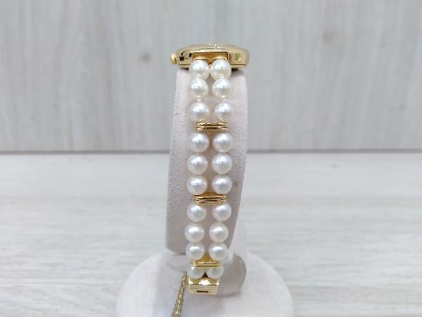 MIKIMOTO ミキモト JAL限定 パールブレス シェル文字盤 4N20-0940 ／410*** クォーツ 腕時計の画像5