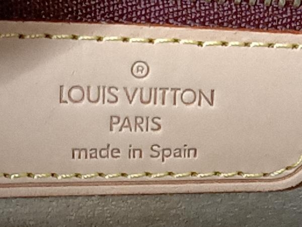 【美品】 AI鑑定済 LOUIS VUITTON ルイ・ヴィトン モノグラム M51155 ルコ トートバッグ ブラウン レディースバッグ 保存袋付 店舗受取可_画像4