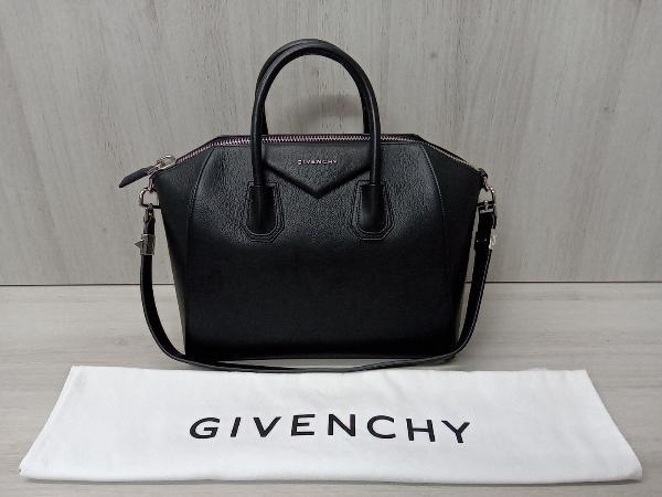 GIVENCHY ジバンシィ レザートートバッグ ショルダーバッグ 2way 革製 ブラック 黒 保存袋付き_画像1