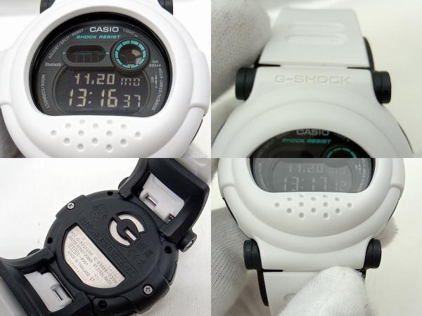 【CASIO G‐SHOCK】G-B001SF ホワイト 腕時計 クォーツ 20BAR BLuetooth機能搭載 箱付き メンズ 中古_画像6