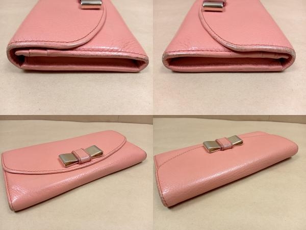 現状品 Chloe クロエ 長財布 リボン 折り財布_画像8