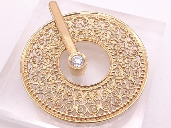 経典 K18/ダイヤ0.18ct/トップ/12.0g その他