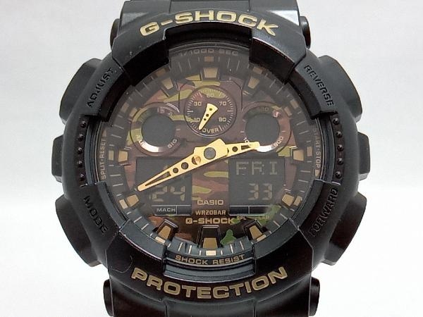 ジャンク 【1円スタート】CASIO G-SHOCK GA-100CF クォーツ 腕時計(ゆ24-05-20)_画像1