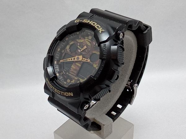 ジャンク 【1円スタート】CASIO G-SHOCK GA-100CF クォーツ 腕時計(ゆ24-05-20)_画像2