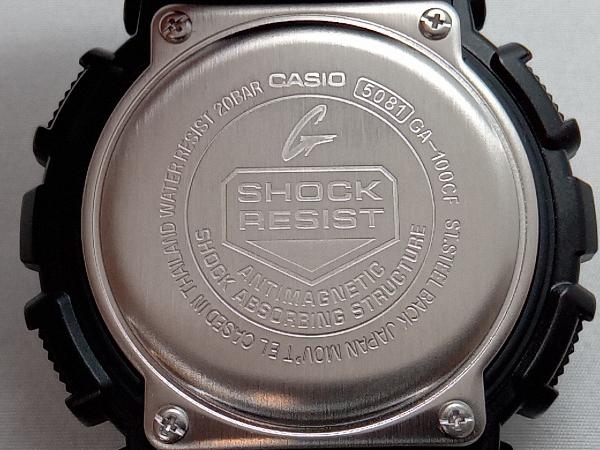 ジャンク 【1円スタート】CASIO G-SHOCK GA-100CF クォーツ 腕時計(ゆ24-05-20)_画像3