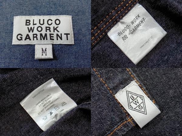 BLUCO WORK GARMENT ブルコ コットンシャツ サイズ:M 長袖シャツ_画像6