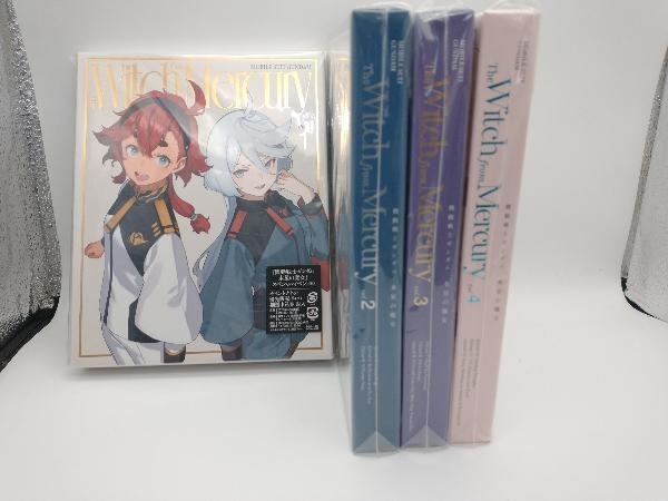 【※※※】[全4巻セット]機動戦士ガンダム 水星の魔女 vol.1~4(特装限定版)(Blu-ray Disc)_画像1