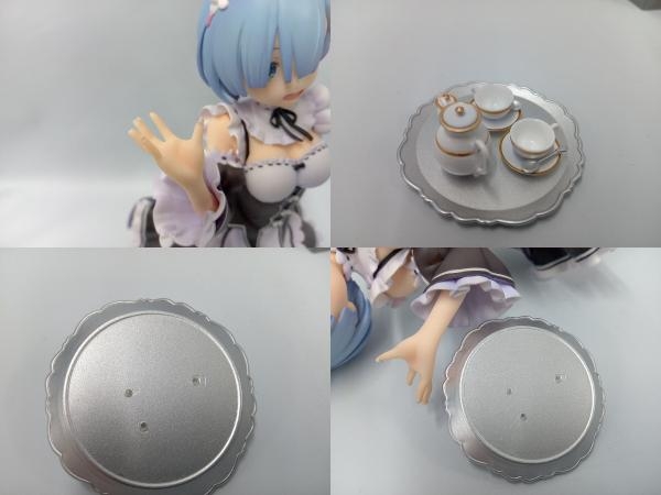 グッドスマイルカンパニー Re:ゼロから始める異世界 レム REM 1/7スケールフィギュア※ティーセット接続部破損あり_手とティーセットの接続部に破損あり