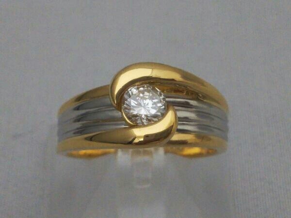 大特価 言い換え K18 店舗受取可 リング 6.0g 0.309ct ダイヤモンド #12 プラチナ Pt900 ゴールド その他
