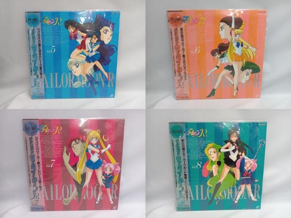  laser disk Pretty Soldier Sailor Moon R all 11 volume * box dirt, some stains, damage equipped 