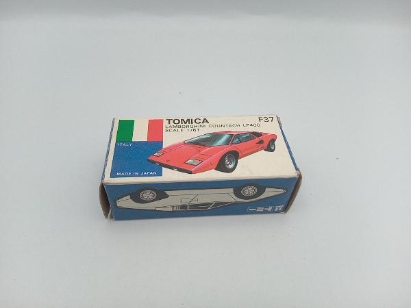 トミカ F37 ランボルギーニ カウンタック LP400 赤 シート:アイボリー 2FGoホイール 外国車シリーズ 青箱 日本製 トミー_画像2