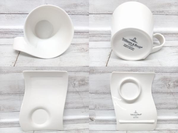 Villeroy＆Boch ビレロイ＆ボッホ　NW ニューウェイブ カフェプラターセット　2484-1330GM　付属品は画像の物が全てです_画像6