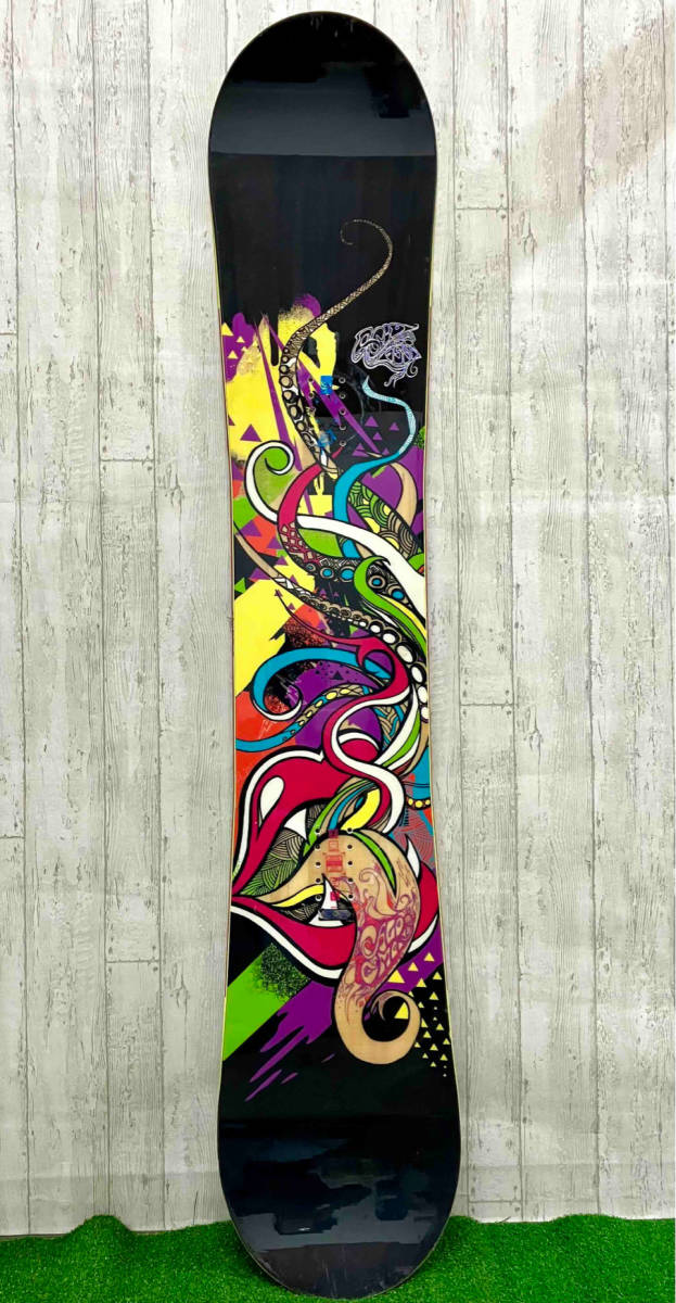 スノーボード板 SALOMON ACID 155cm ロッカーJAPAN FLEX サロモン_画像1