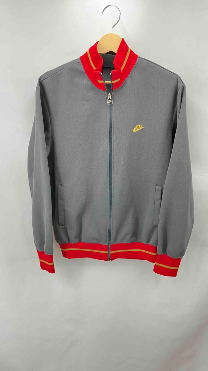 ☆ NIKE ナイキ Vintage track jacket ジャージ 1980s ヴィンテージ ジップアップ コンタグ 日本製 サイズXL グレー 通年