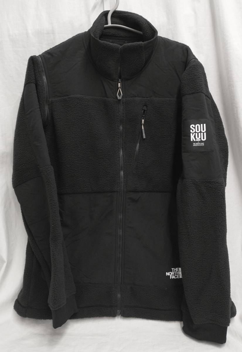 [23FW] UNDERCOVER THE NORTH FACE SOUKUU Fleece Jacket アンダーカバー ノースフェイス 創空 2way フリース L 黒 NS2C4203 店舗受取可