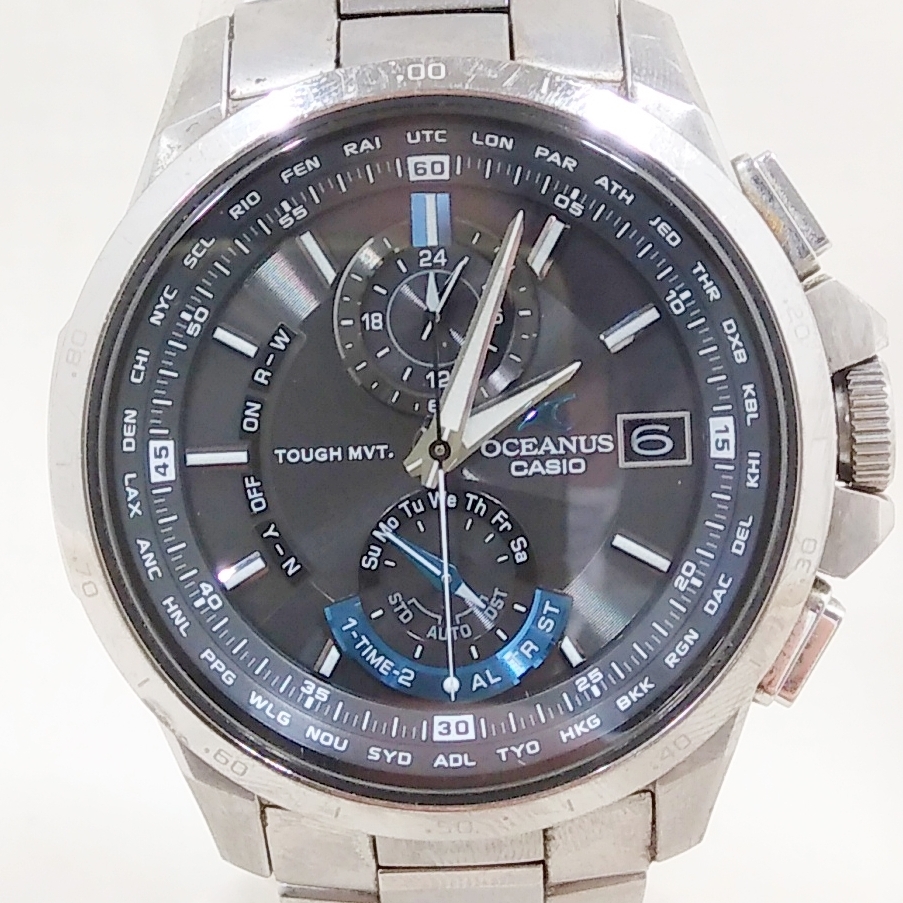 [ジャンク] CASIO カシオ OCEANUS OCW-T1010 電波ソーラー 本体のみ 腕時計_画像1