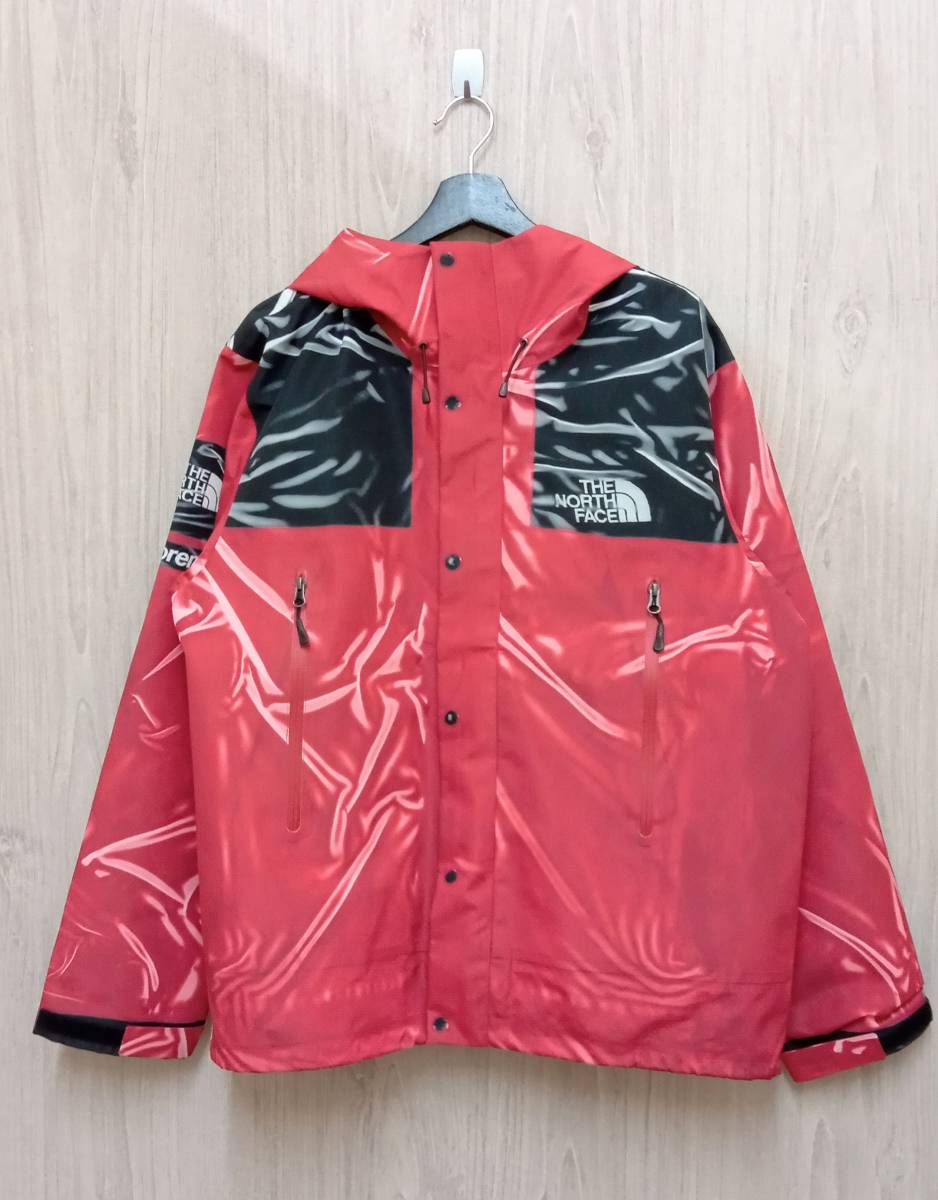 Supreme×THE NORTH FACE/シュプリーム×ザノースフェイス/マウンテンパーカー/PC PRINTED MOUNTAIN JACKET/NP02301I/レッド系/USA Lサイズ