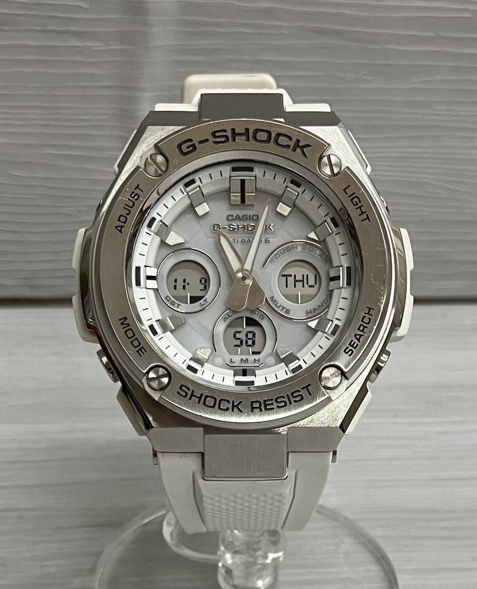 CASIO G‐SHOCK カシオ Gショック メンズ レディース 腕時計 GST-W310 ホワイト シルバー ソーラー_画像1