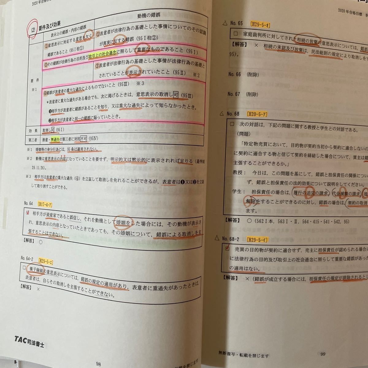 択一式対策講座の実践編テキスト 22冊 姫野講師 TAC 司法書士 択一式対策講座の実践編テキスト 22冊 姫野講師 TAC 司法書士