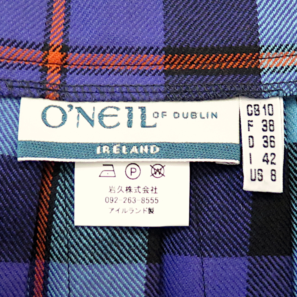 【新品】オニールオブダブリン Oneil of Dublin クラシックレギュラーキルトラップスカート 102-73 カラー:KILSCW サイズ:10 _画像6