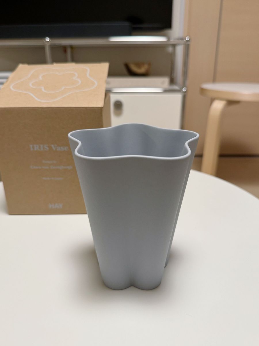 新品 HAY Iris Vase S Grey