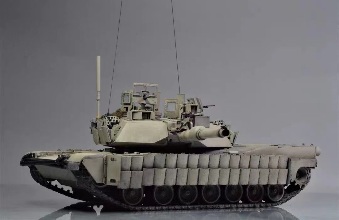 1/35 America main battle tank M1A2e Eve Ram sSEP TUSKⅡ construction painted final product 