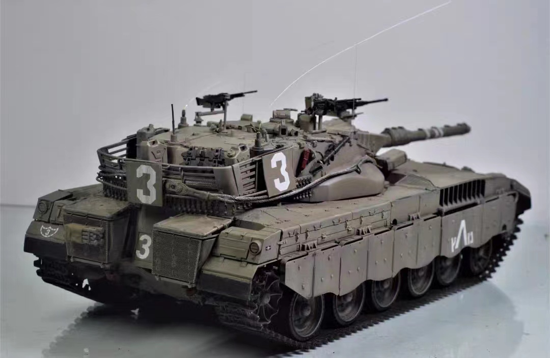 1/35 イスラエル 主力戦車 メルカバーⅠ後期型 組立塗装済完成品_画像4