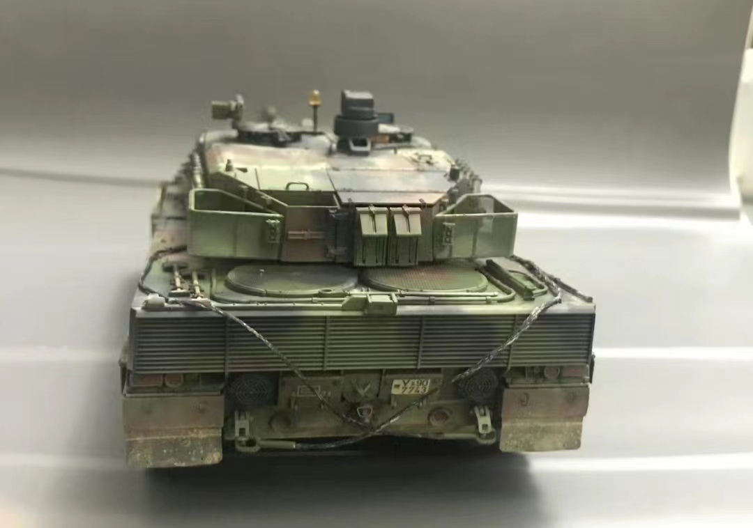  Германия полосный . армия 1/35re Opal to2A6 основной боевой танк покрашен конечный продукт 