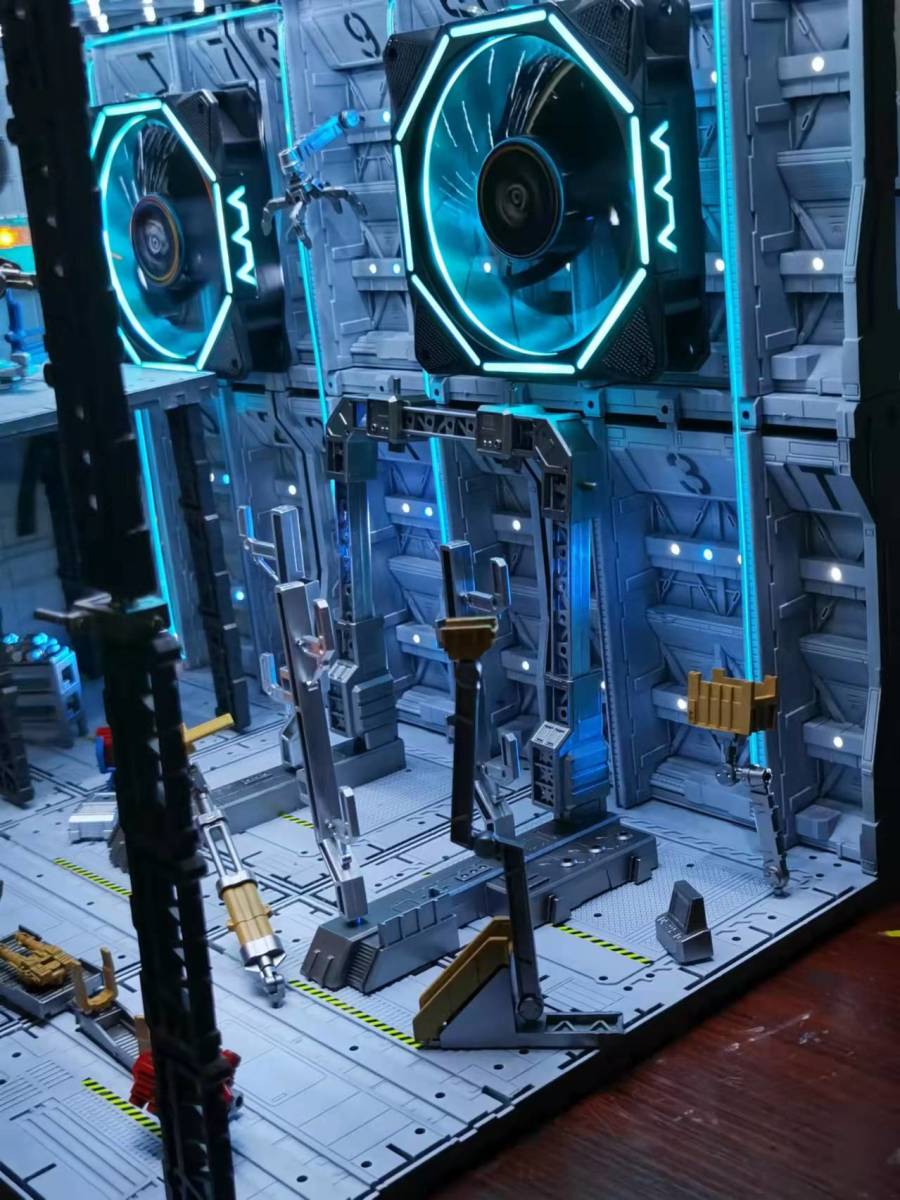 Bibian 比比昂- ガンダムジオラマシステムベース格納庫基地 Bibian 比比昂- ガンダムジオラマシステムベース格納庫基地