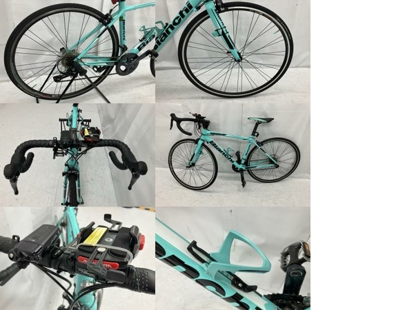 Bianchi via nirone7 2018 50cm ロードバイク SHIMANO SOLA 自転車 ビアンキ ヴィア ニローネ 中古 C8150832_画像3