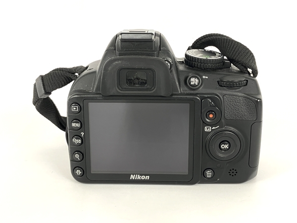 Nikon D3100 AF-S DX NIKKOR 18-55mm f/3.5-5.6G VR 55-200mm ダブルズーム レンズキット 中古 Y8210995_画像10