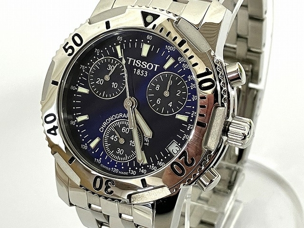 TISSOT PRS200 MICHAEL OWEN モデル クロノダイバー 腕時計 ジャンク T8206353_画像1