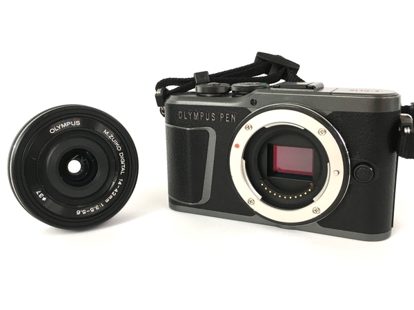 OLYMPUS PEN E-PL10 14-42mm 1:3.5-5.6EZ ED MSC レンズキット 中古 Y8204822_画像7