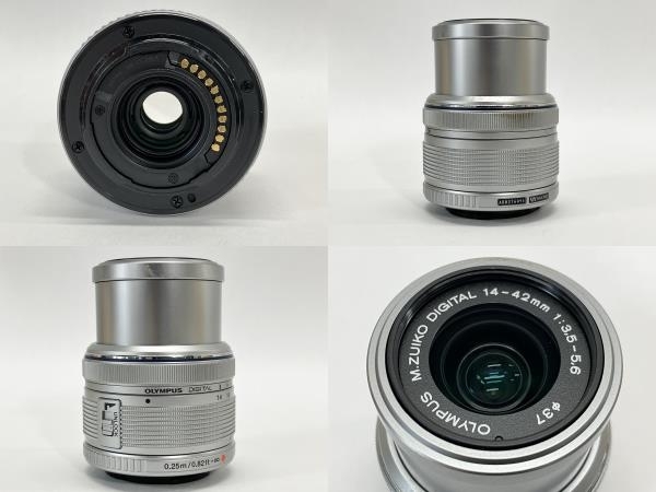 OLYMPUS PEN E-P3 ミラーレス一眼 14-42/3.5-5.6 レンズセット カメラ オリンパス シルバー 中古 W8143541_画像7