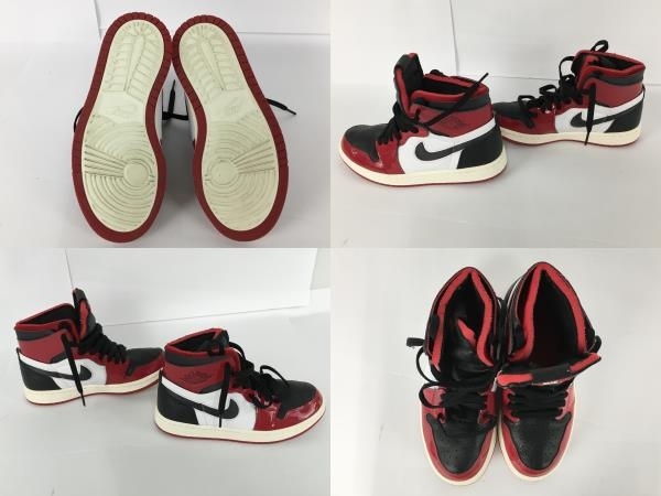 NIKE CT0979-610 WMNS AIR JORDAN 1 ZOOM AIR CMFT 23cm ハイカット スニーカー 中古 Y8214470_画像8