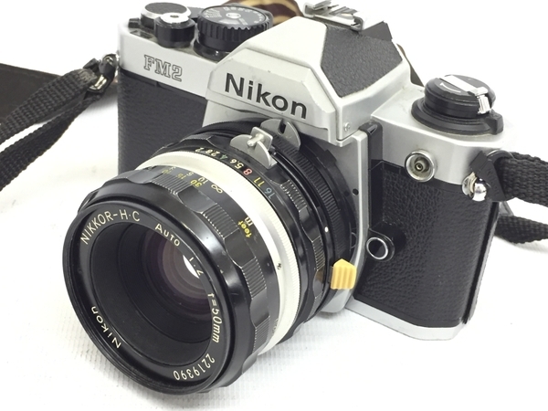 Nikon FM2 ボディ NIKKOR-H・C 1:2 F=50mm レンズ カメラ フィルムカメラ ジャンクG8222334_画像3