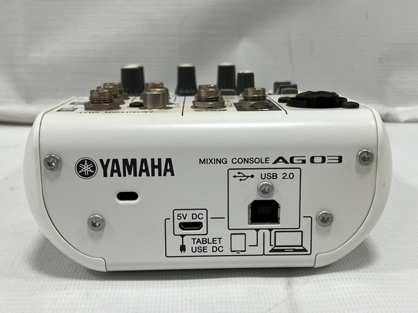 YAMAHA AG03 ウェブキャスティング ミキサー オーディオインターフェイス 音響機材 中古 H8232509_画像6