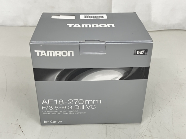 TAMRON 18-270mm F3.5-6.3 カメラ ズーム レンズ Canon用 カメラ周辺機器 中古 K8239318_画像3