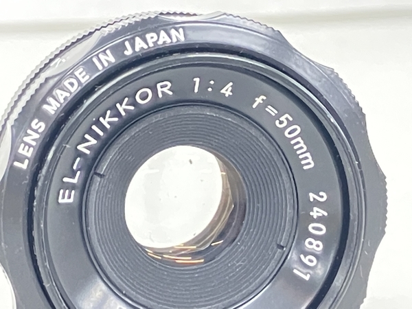 NIKON EL-NIKKOR 50mm F4 レンズ 単焦点レンズ ジャンク K8240915_画像4