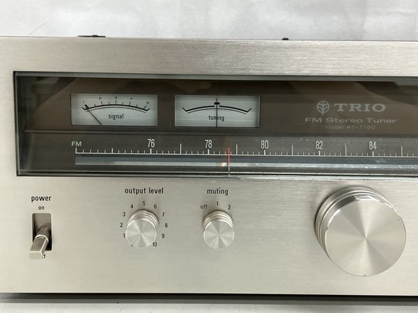 TRIO KT-7700 FM ステレオチューナー トリオ 音響機材 ジャンクK8221402_画像3