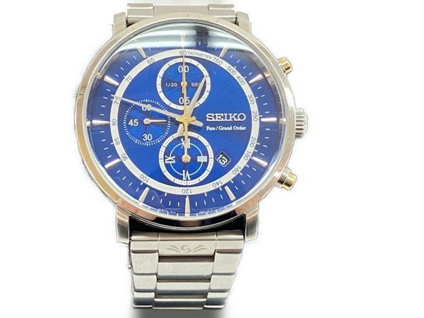 SEIKO 7T92-HBE0 腕時計 Fate Grand order コラボモデル アルトリア・ペンドラゴン クロノグラフ セイコー 中古 C8240773_画像1