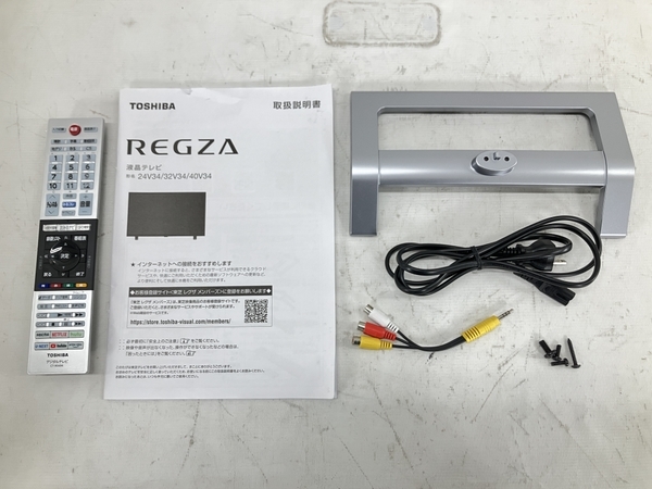 TOSHIBA REGZA 24V34 液晶テレビ 東芝 レグザ 24型 2023年製 中古 美品 W8230327_画像2