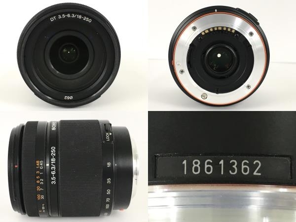 SONY SLT-A55V f:3.5-6.3 18-250mm デジタル 一眼レフ カメラ ソフトバック付き ジャンク Y8231472_画像3