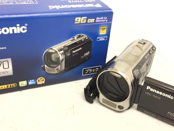 Panasonic ビデオカメラ HDC-TM70 2010年製 パナソニック 中古 G8231263_画像1