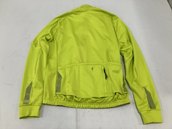 SPECIALIZED スペシャライズド HYPRVIZ THERMINAL WIND JERSEY LS HYPWRVIZ Lサイズ バイクジャージ サイクリングウェア 中古 H8260852_画像3