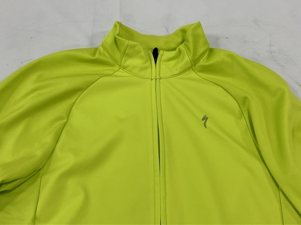 SPECIALIZED スペシャライズド HYPRVIZ THERMINAL WIND JERSEY LS HYPWRVIZ Lサイズ バイクジャージ サイクリングウェア 中古 H8260852_画像6