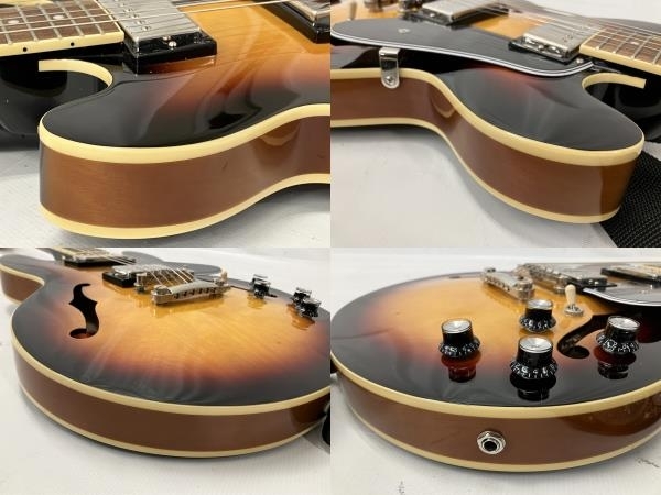 Epiphon ES-339 Vintage Sunburst セミアコ エレキギター エピフォン 楽器 中古 美品 W8243549_画像5