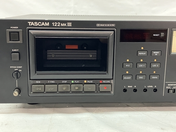 TASCAM タスカム 122MK III カセットデッキ オーディオ 音響機器 ジャンク C8261250_画像6