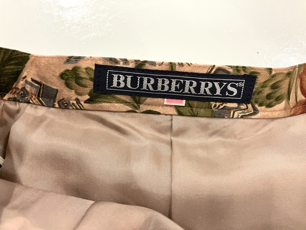 Burberrys バーバリー セットアップ 長袖 トップス シャツ スカート ピンク 花柄 中古 良好 B8251599_画像8